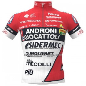 Maglia Sidermec 2021 Androni Giocattoli Manica Corta Rosso Bianco